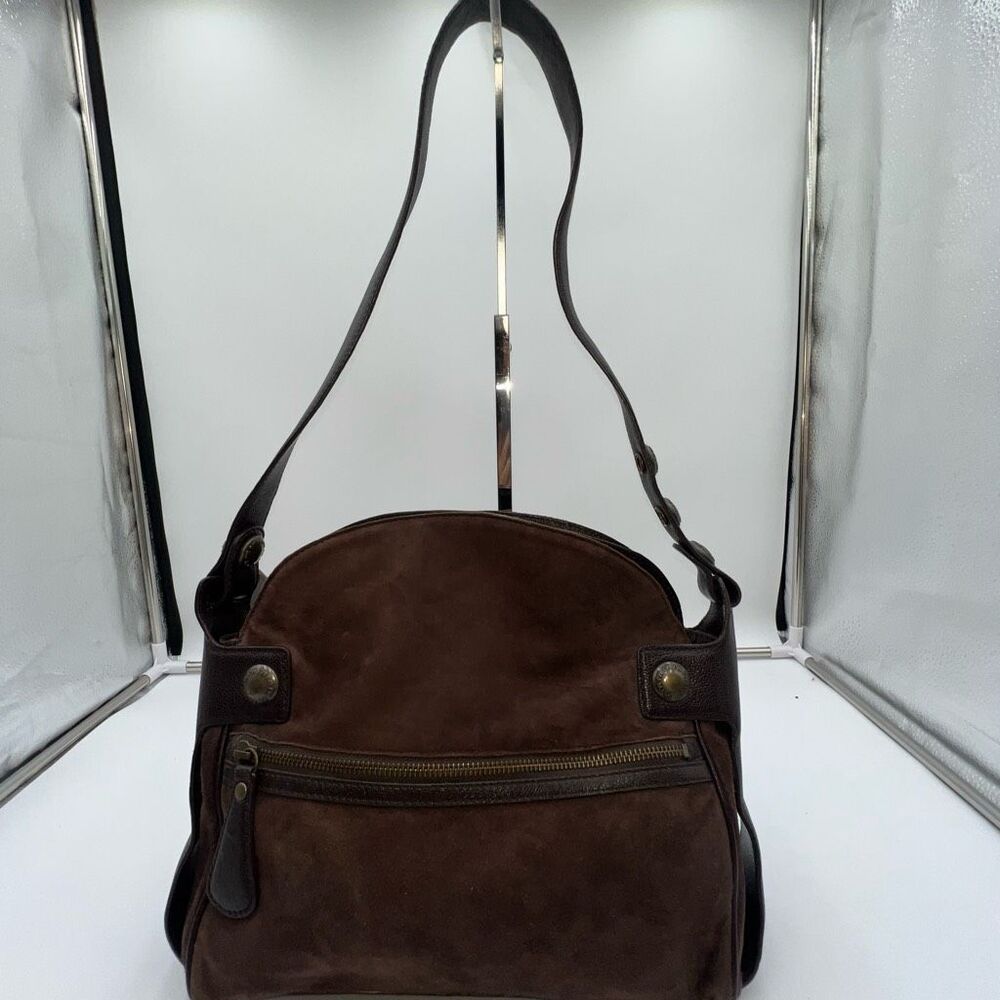 Marc Jacobs Vintage Suede and Leather Multiple‎ Compartment Crossbody Bag